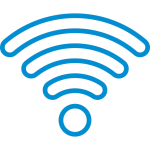 Wi-fi na área comum do Cult Oxford em Goiânia