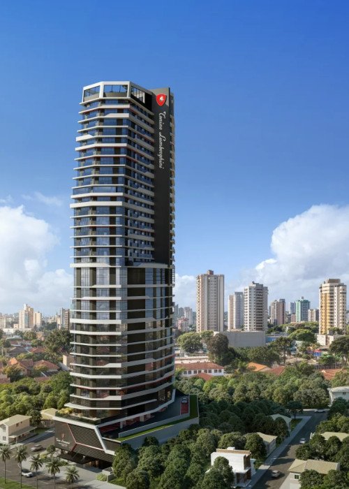 Fachada do Tonino Lamborghini Residences & Offices - Goiânia
